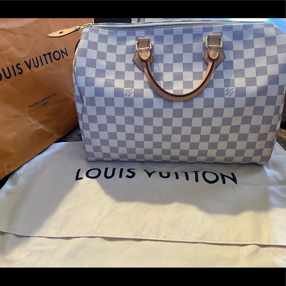 Louis Vuitton speedy 35 azur